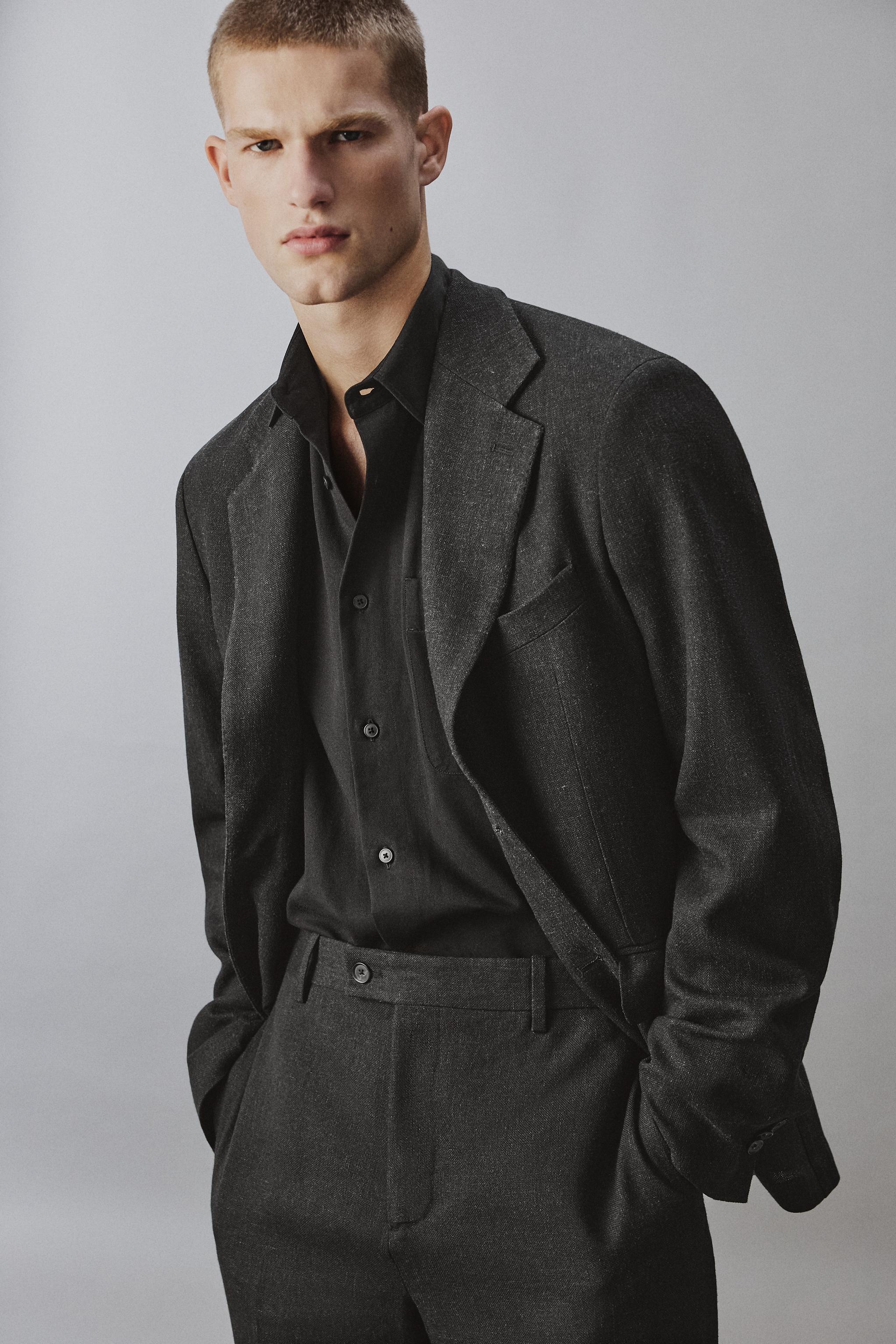 VISCOSE - HEMP SUIT JACKET